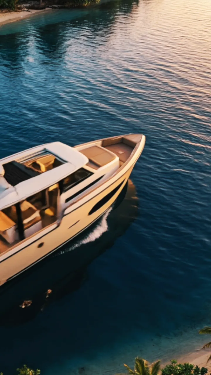 Still from our concept film for a Saxdor yacht
